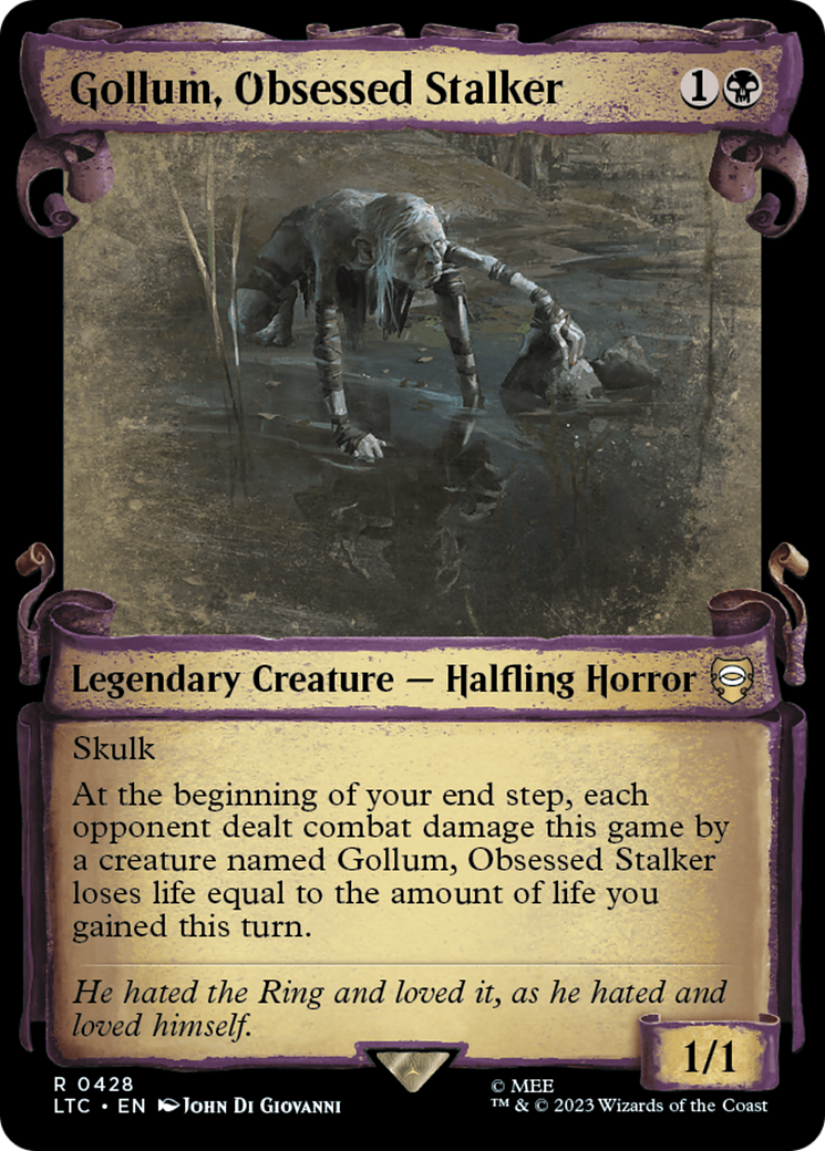 Gollum, Obsessed Stalker [The Lord of the Rings: Tales of Middle-Earth Commander Showcase Scrolls] | Lots Moore NSW