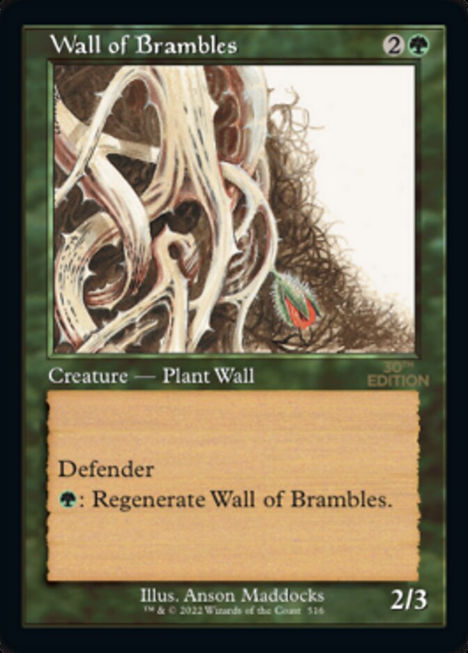 Wall of Brambles (Retro) [30th Anniversary Edition] | Lots Moore NSW