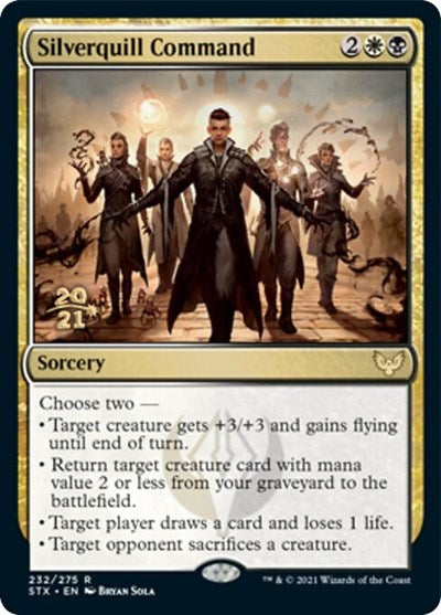 Silverquill Command [Strixhaven: School of Mages Prerelease Promos] | Lots Moore NSW