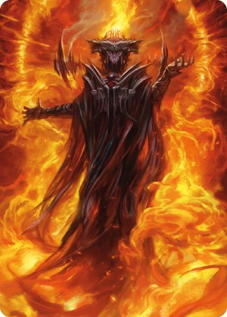 Sauron, the Dark Lord Art Card [The Lord of the Rings: Tales of Middle-earth Art Series] | Lots Moore NSW
