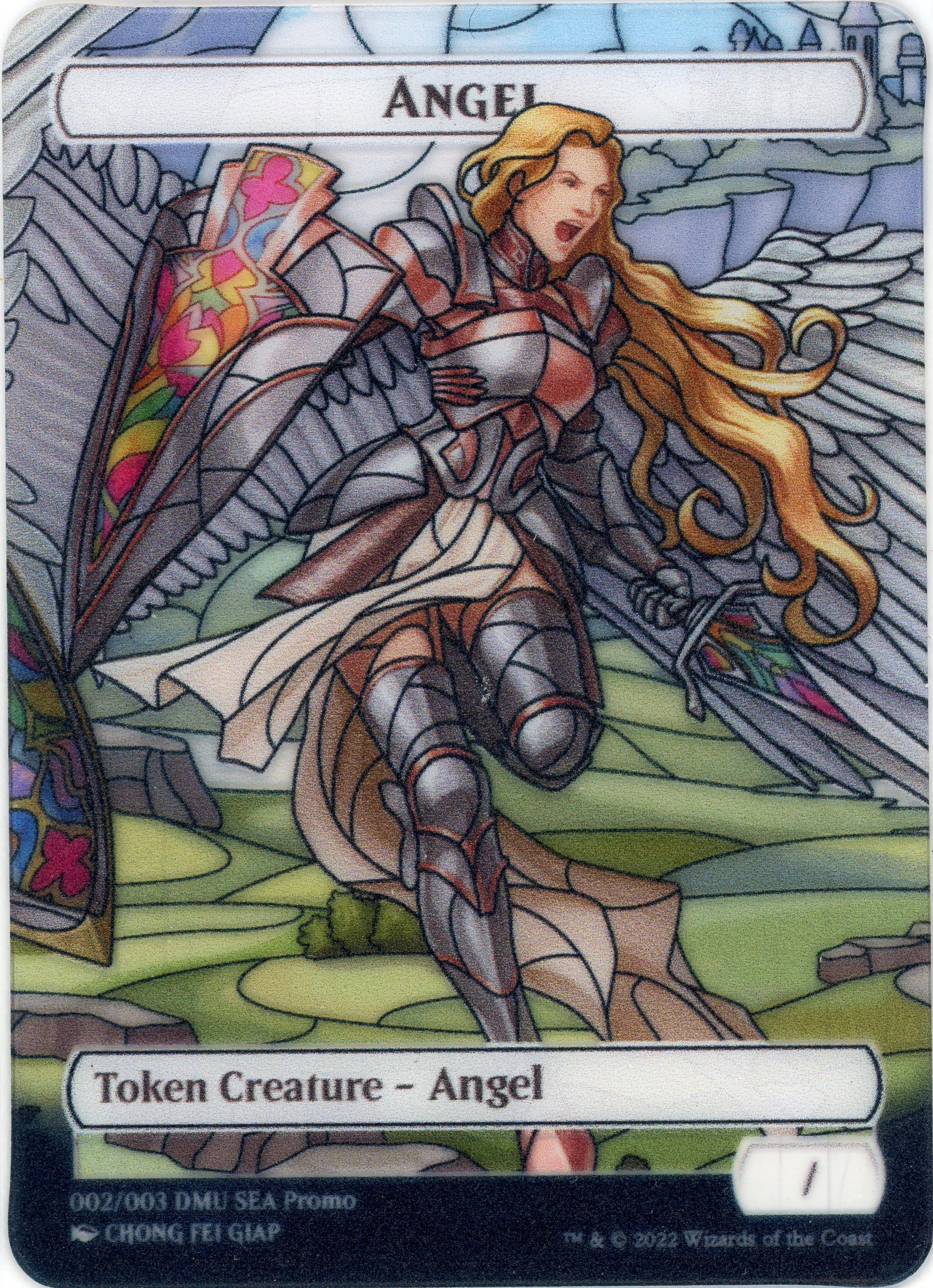 Angel Token (SEA Exclusive) [Dominaria United Tokens] | Lots Moore NSW