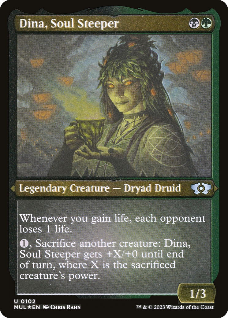 Dina, Soul Steeper (Foil Etched) [Multiverse Legends] | Lots Moore NSW