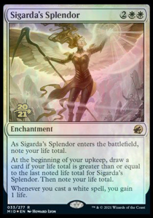 Sigarda's Splendor [Innistrad: Midnight Hunt Prerelease Promos] | Lots Moore NSW