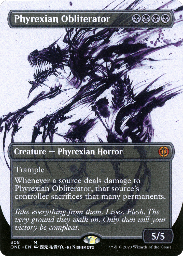 Phyrexian Obliterator (Borderless Ichor) [Phyrexia: All Will Be One] | Lots Moore NSW