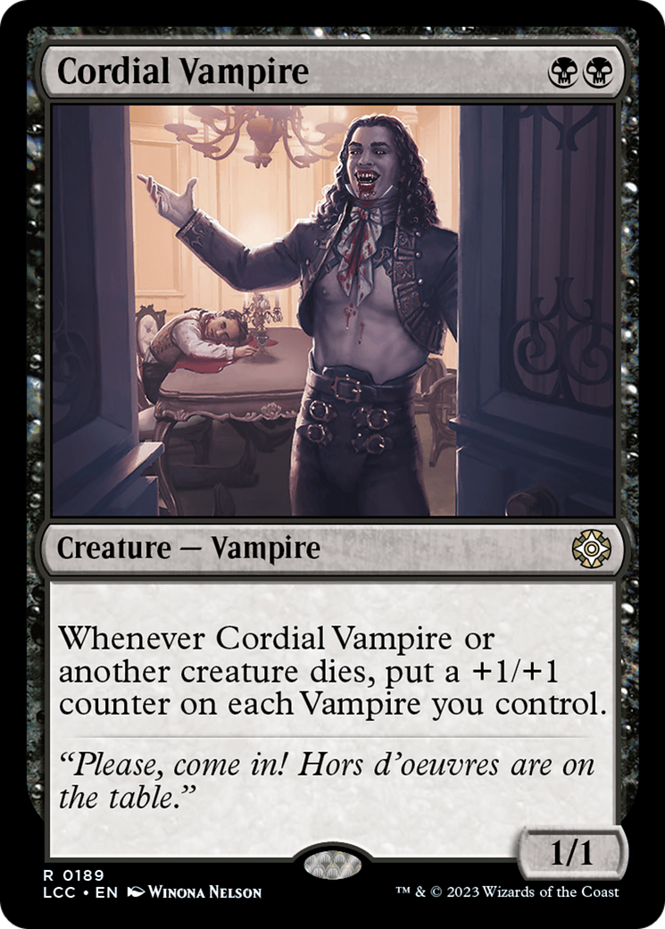 Cordial Vampire [The Lost Caverns of Ixalan Commander] | Lots Moore NSW