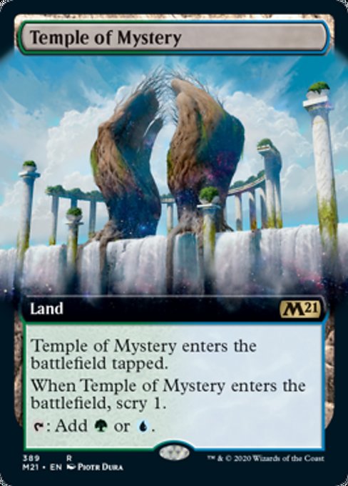 Temple of Mystery (Extended Art) [Core Set 2021] | Lots Moore NSW