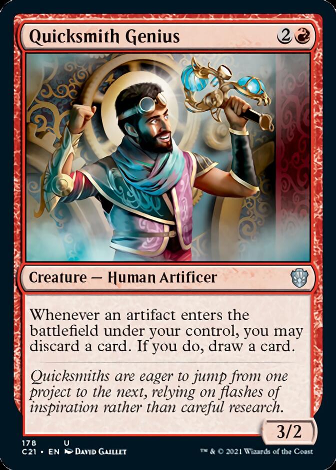 Quicksmith Genius [Commander 2021] | Lots Moore NSW