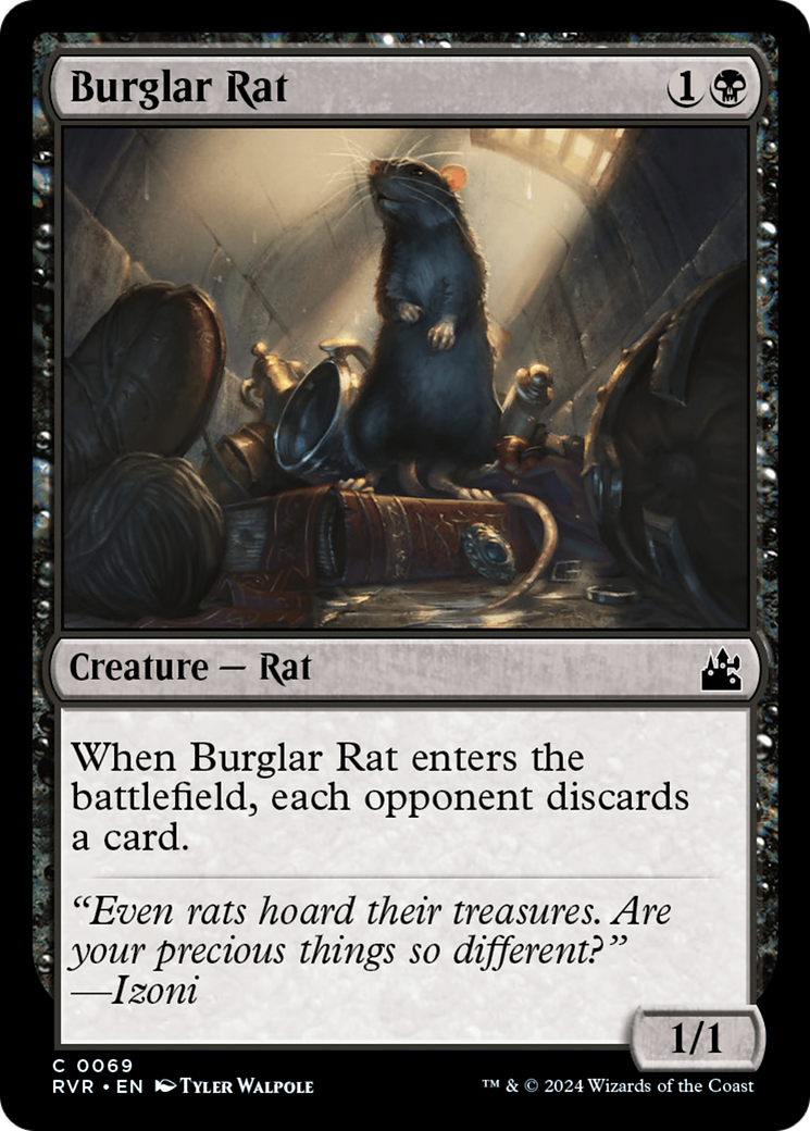 Burglar Rat [Ravnica Remastered] | Lots Moore NSW