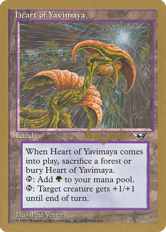 Heart of Yavimaya (Svend Geertsen) [World Championship Decks 1997] | Lots Moore NSW