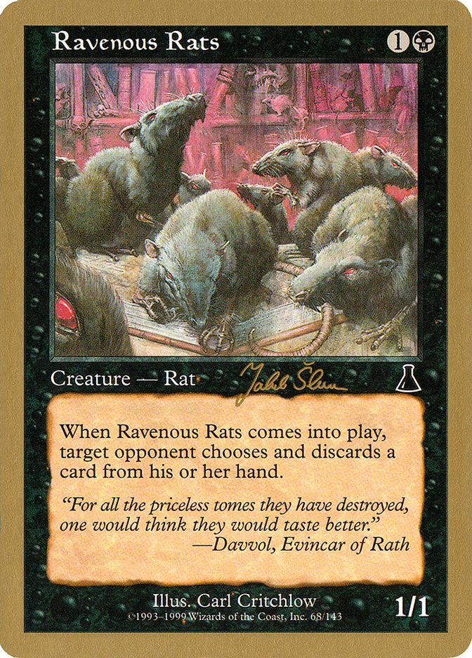 Ravenous Rats (Jakub Slemr) [World Championship Decks 1999] | Lots Moore NSW