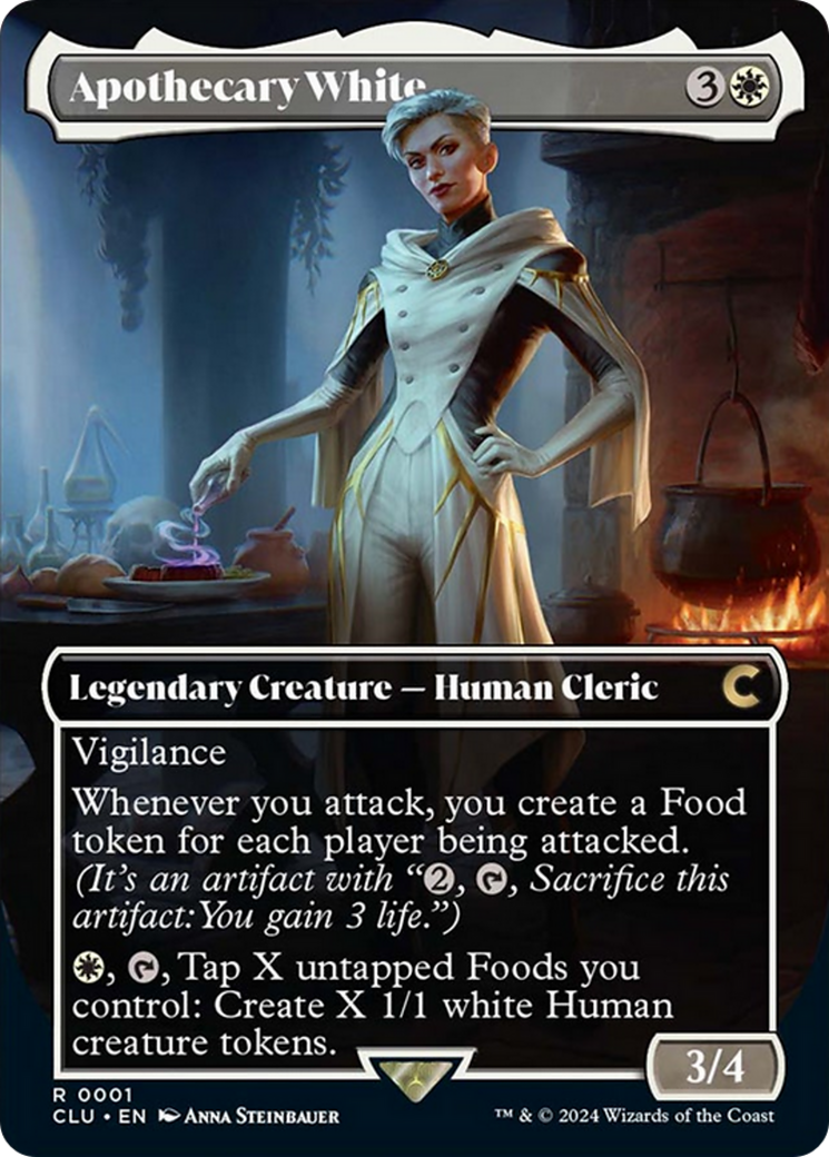 Apothecary White (Borderless) [Ravnica: Clue Edition] | Lots Moore NSW