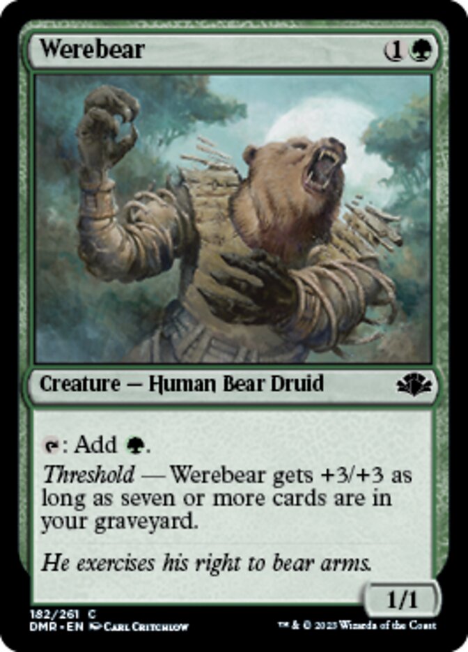 Werebear [Dominaria Remastered] | Lots Moore NSW