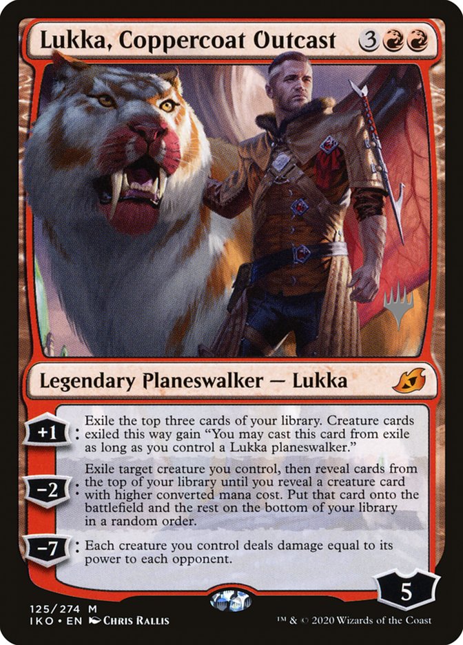 Lukka, Coppercoat Outcast (Promo Pack) [Ikoria: Lair of Behemoths Promos] | Lots Moore NSW