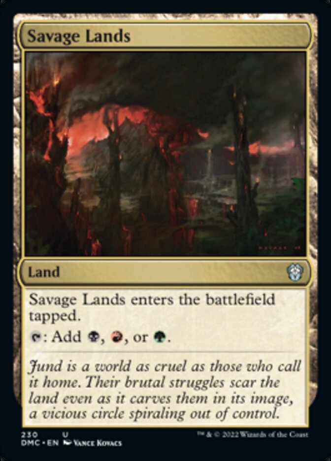 Savage Lands [Dominaria United Commander] | Lots Moore NSW