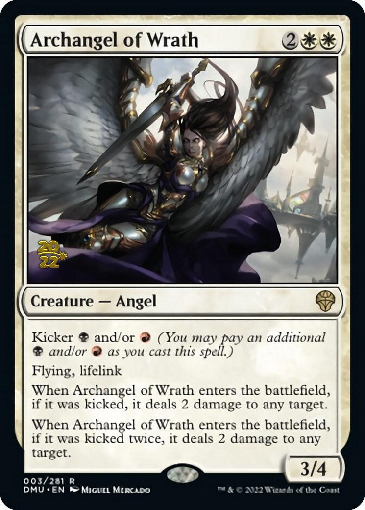 Archangel of Wrath [Dominaria United Prerelease Promos] | Lots Moore NSW