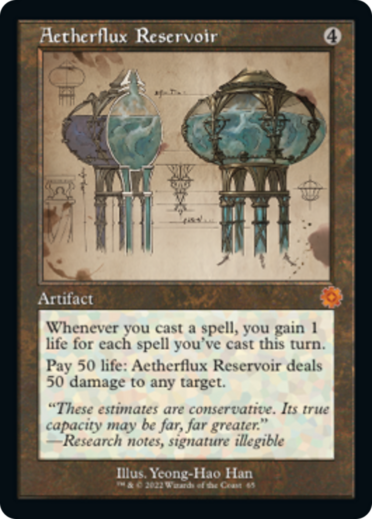 Aetherflux Reservoir (Retro Schematic) [The Brothers' War Retro Artifacts] | Lots Moore NSW