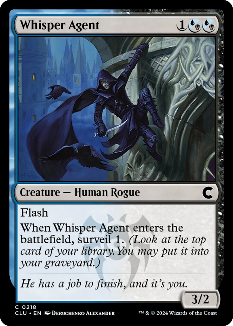 Whisper Agent [Ravnica: Clue Edition] | Lots Moore NSW