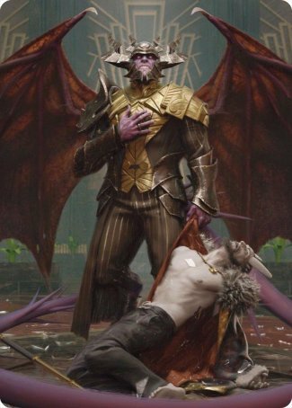 Ob Nixilis, the Adversary 1 Art Card [Streets of New Capenna Art Series] | Lots Moore NSW