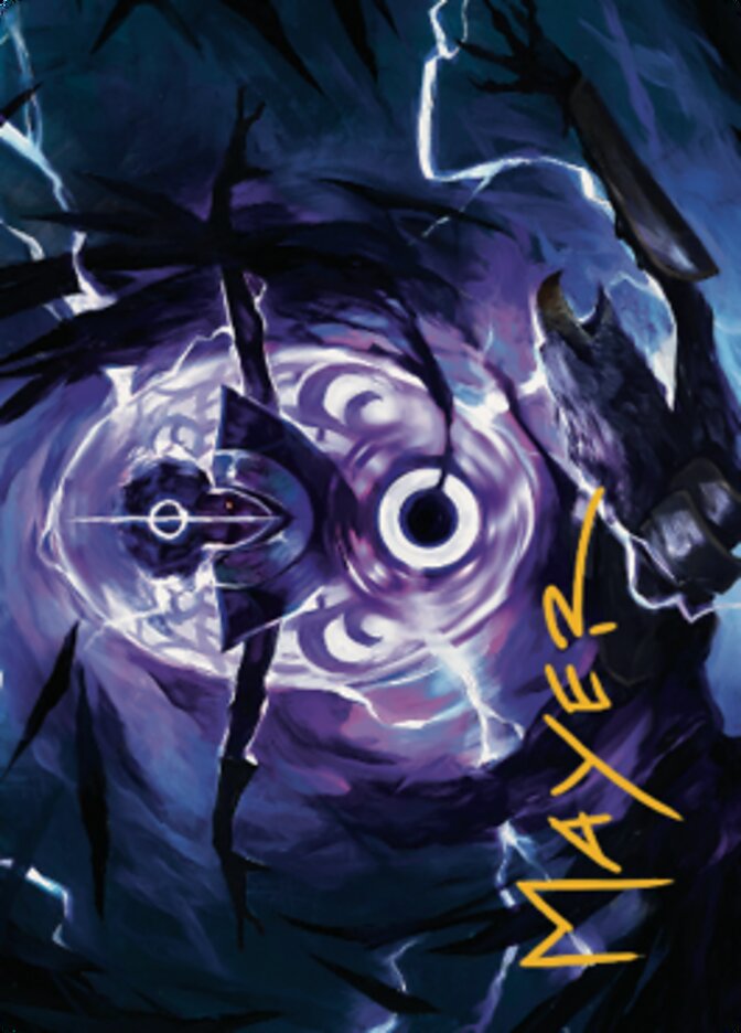 Rona's Vortex Art Card (Gold-Stamped Signature) [Dominaria United Art Series] | Lots Moore NSW