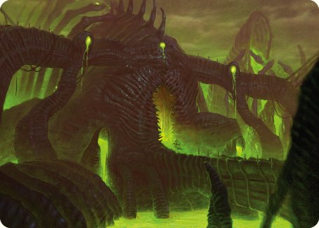 The Dross Pits Art Card [Phyrexia: All Will Be One Art Series] | Lots Moore NSW