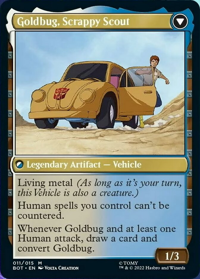 Goldbug, Humanity's Ally // Goldbug, Scrappy Scout [Universes Beyond: Transformers] | Lots Moore NSW