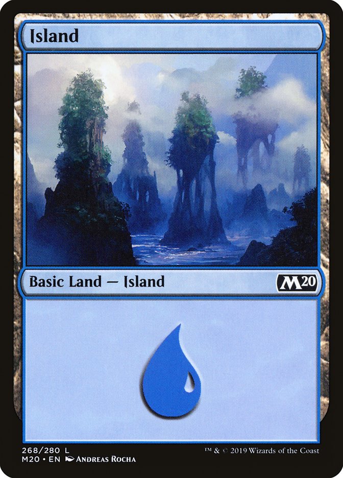 Island (#268) [Core Set 2020] | Lots Moore NSW