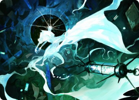 Thirst for Discovery Art Card [Innistrad: Crimson Vow Art Series] | Lots Moore NSW