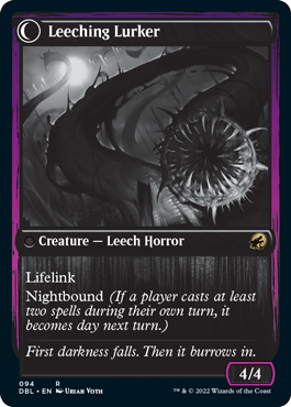 Curse of Leeches // Leeching Lurker [Innistrad: Double Feature] | Lots Moore NSW