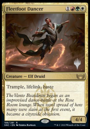 Fleetfoot Dancer (Promo Pack) [Streets of New Capenna Promos] | Lots Moore NSW