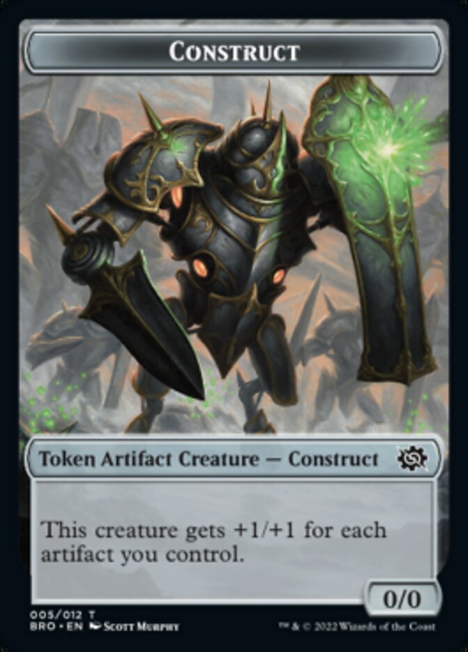 Thopter // Construct (005) Double-Sided Token [The Brothers' War Tokens] | Lots Moore NSW