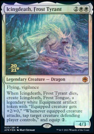 Icingdeath, Frost Tyrant [Dungeons & Dragons: Adventures in the Forgotten Realms Prerelease Promos] | Lots Moore NSW