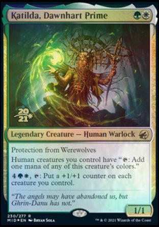 Katilda, Dawnhart Prime [Innistrad: Midnight Hunt Prerelease Promos] | Lots Moore NSW