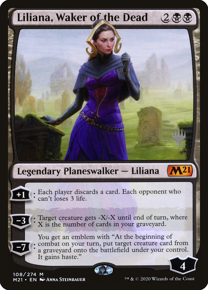 Liliana, Waker of the Dead (Promo Pack) [Core Set 2021 Promos] | Lots Moore NSW