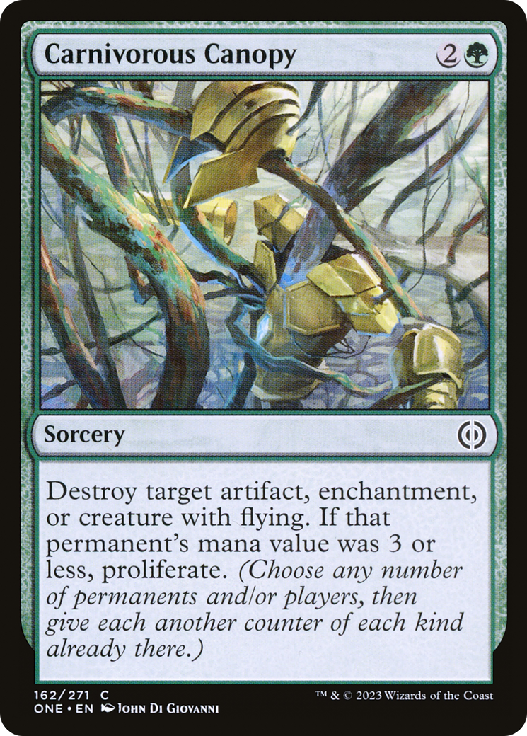 Carnivorous Canopy [Phyrexia: All Will Be One] | Lots Moore NSW