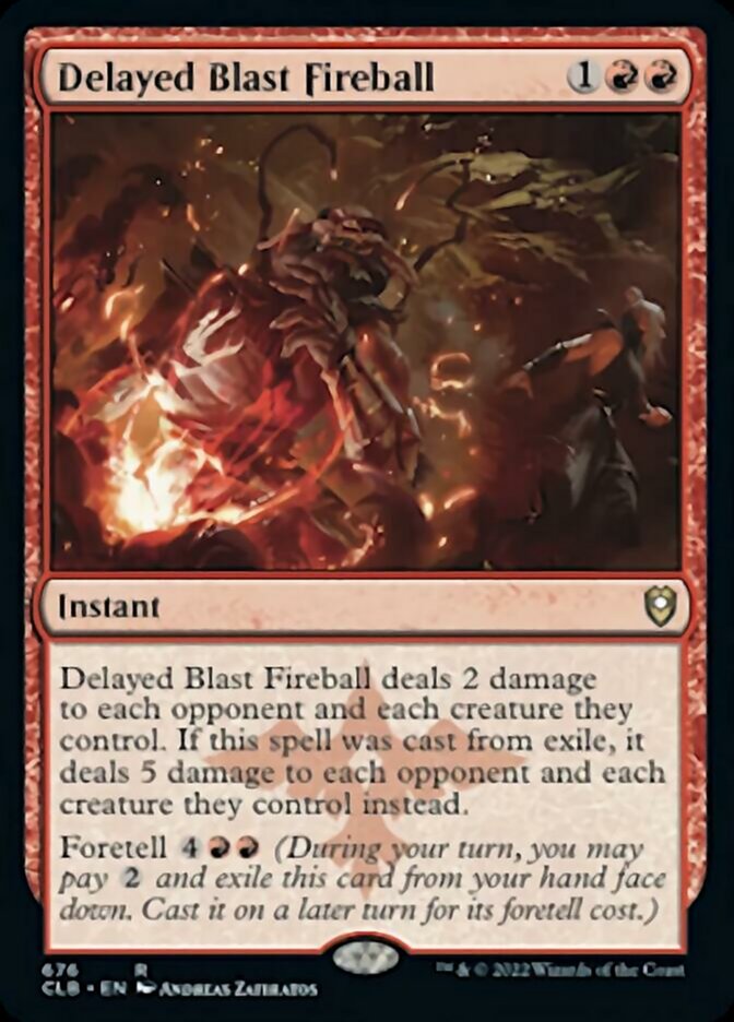 Delayed Blast Fireball [Commander Legends: Battle for Baldur's Gate] | Lots Moore NSW