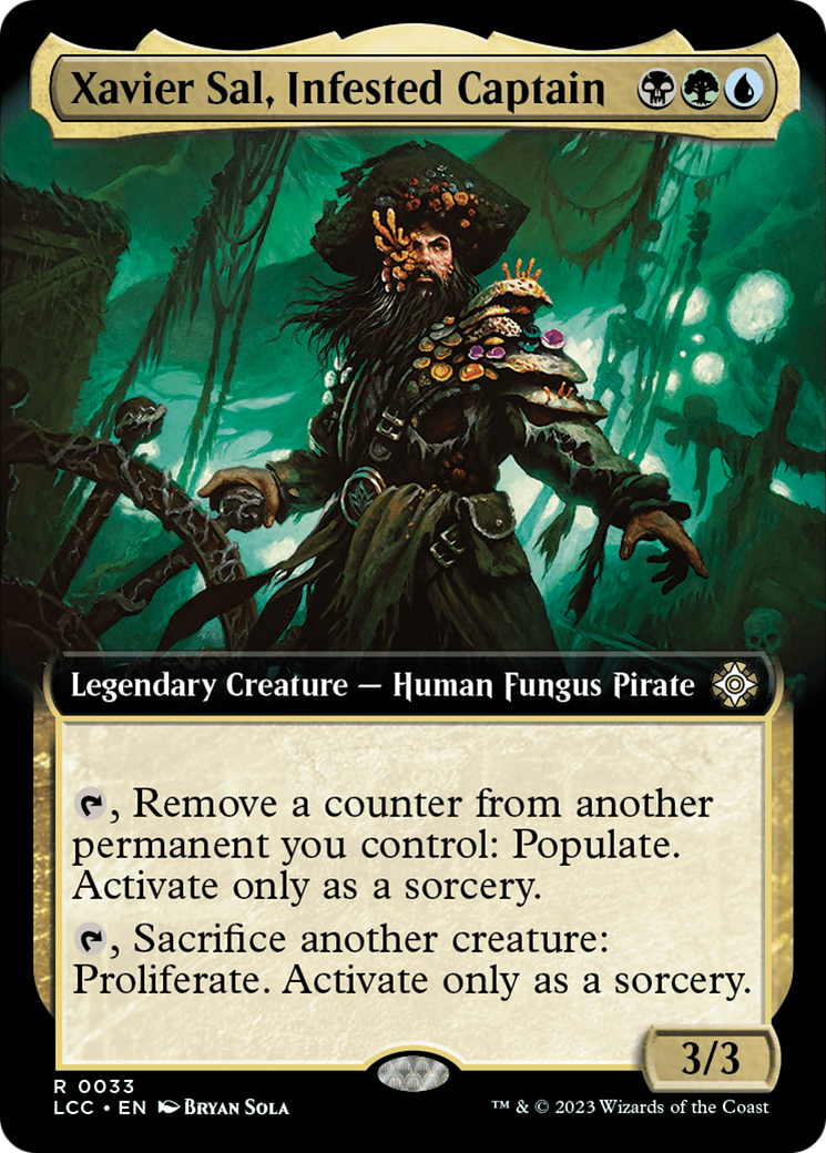 Xavier Sal, Infested Captain (Extended Art) [The Lost Caverns of Ixalan Commander] | Lots Moore NSW