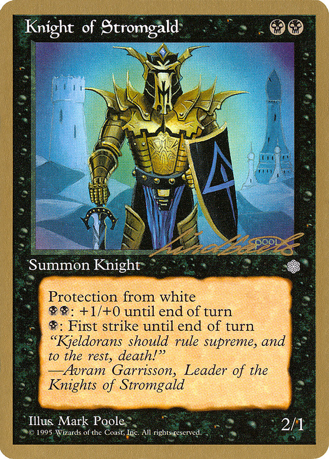 Knight of Stromgald (Leon Lindback) [Pro Tour Collector Set] | Lots Moore NSW