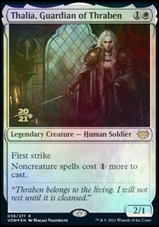 Thalia, Guardian of Thraben [Innistrad: Crimson Vow Prerelease Promos] | Lots Moore NSW