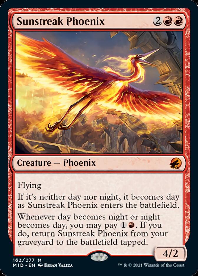 Sunstreak Phoenix [Innistrad: Midnight Hunt] | Lots Moore NSW