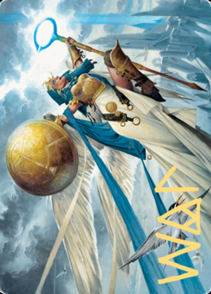 Linvala, Shield of Sea Gate Art Card (Gold-Stamped Signature) [Zendikar Rising Art Series] | Lots Moore NSW