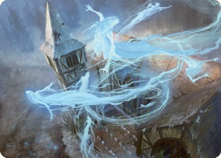 Hallowed Haunting Art Card [Innistrad: Crimson Vow Art Series] | Lots Moore NSW