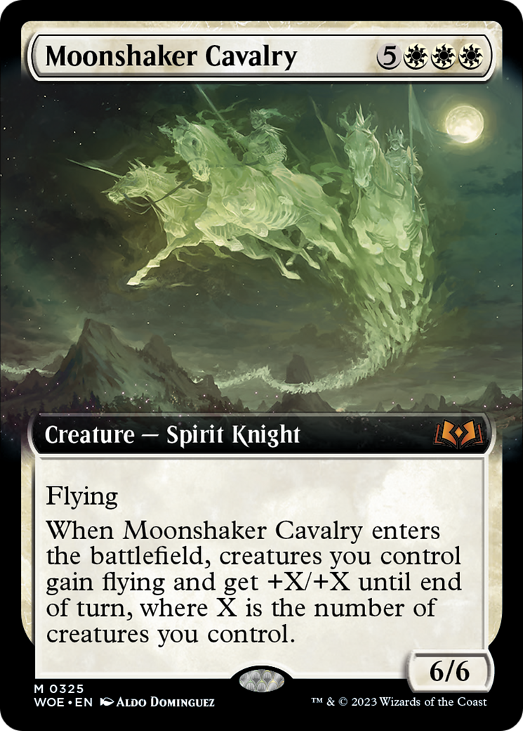 Moonshaker Cavalry (Extended Art) [Wilds of Eldraine] | Lots Moore NSW