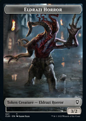 Horror // Eldrazi Horror Double-sided Token [Commander Legends: Battle for Baldur's Gate Tokens] | Lots Moore NSW