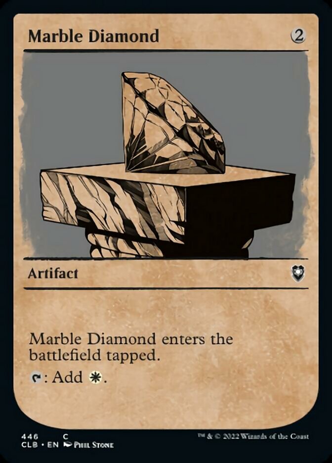 Marble Diamond (Showcase) [Commander Legends: Battle for Baldur's Gate] | Lots Moore NSW