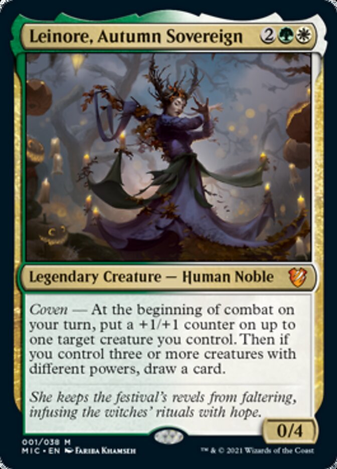 Leinore, Autumn Sovereign (Display Commander) [Innistrad: Midnight Hunt Commander] | Lots Moore NSW