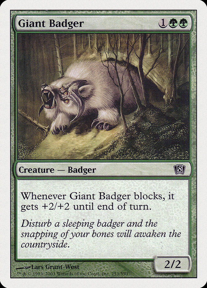 Giant Badger [Eighth Edition] | Lots Moore NSW