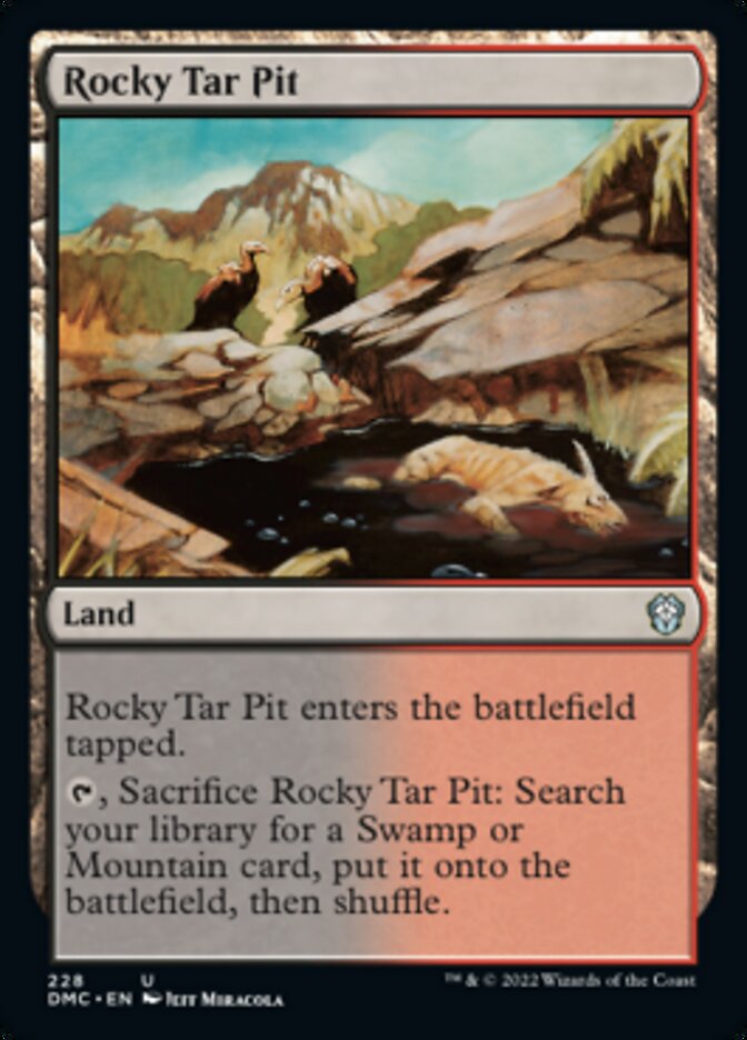 Rocky Tar Pit [Dominaria United Commander] | Lots Moore NSW