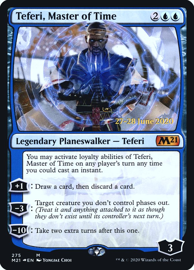 Teferi, Master of Time  [Core Set 2021 Prerelease Promos] | Lots Moore NSW