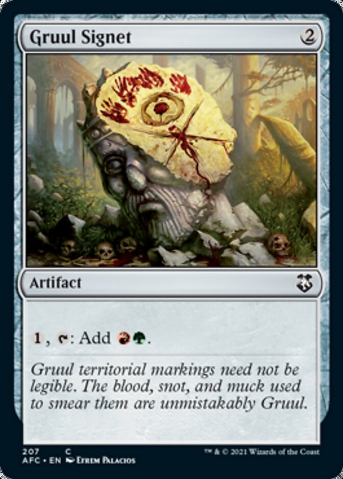 Gruul Signet [Dungeons & Dragons: Adventures in the Forgotten Realms Commander] | Lots Moore NSW