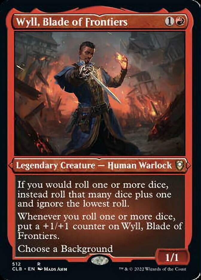 Wyll, Blade of Frontiers (Foil Etched) [Commander Legends: Battle for Baldur's Gate] | Lots Moore NSW